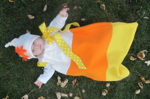 baby candy corn costume
