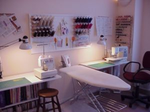 sewing room design tips